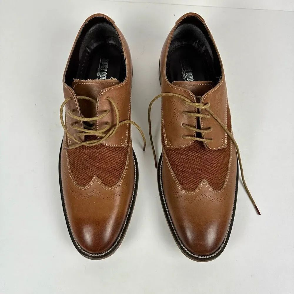 Stacy Adams Wingtip Oxford Leather Dress Shoe size 10M